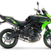 Scarico GPR compatibile con  Kawasaki Versys 650 2015-2016, M3 Inox , Scarico completo omologato,fornito con db killer estraibile e collettore