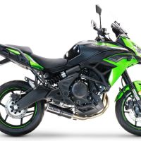 Scarico GPR compatibile con  Kawasaki Versys 650 2015-2016, M3 Poppy , Scarico completo omologato,fornito con db killer estraibile,catalizzatore e collettore