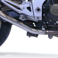 Scarico GPR compatibile con  Kawasaki Z1000 2003-2006, Trioval, Coppia di terminali di scarico omologati, forniti con db killer removibile, catalizzatori e raccordi specifici