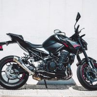 Scarico GPR compatibile con  Kawasaki Z 900 E 2017-2020, Powercone Evo, Scarico omologato, silenziatore con db killer estraibile e raccordo specifico