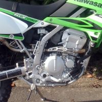 Scarico GPR compatibile con Kawasaki Klx 250 I.E. 2009-2016, Furore Poppy, Terminale di scarico omologato, fornito con db killer estraibile, catalizzatore e raccordo specifico 