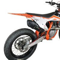 Scarico GPR compatibile con  Ktm SX-F 450 2016-2018, Furore Nero, Scarico completo racing, fornito con db killer estraibile e collettore, non legale per uso stradale