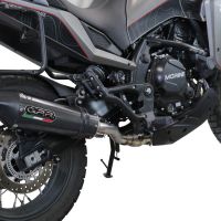 Scarico GPR compatibile con  Moto Morini X-CAPE 650 2021-2023, GP Evo4 Poppy, Scarico semi-completo omologato,fornito con db killer estraibile,catalizzatore e collettore