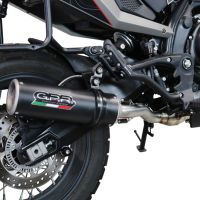 Scarico GPR compatibile con  Moto Morini X-CAPE 650 2021-2023, M3 Black Titanium, Scarico semi-completo omologato,fornito con db killer estraibile,catalizzatore e collettore