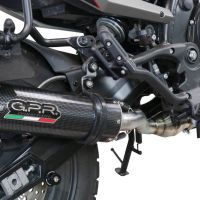 Scarico GPR compatibile con  Moto Morini X-CAPE 650 2021-2023, M3 Poppy , Scarico semi-completo omologato,fornito con db killer estraibile,catalizzatore e collettore