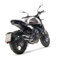 Scarico GPR compatibile con  Moto Morini Seiemmezzo Scr 2022-2024, GP Evo4 Poppy, Scarico semi-completo omologato,fornito con db killer estraibile,catalizzatore e collettore