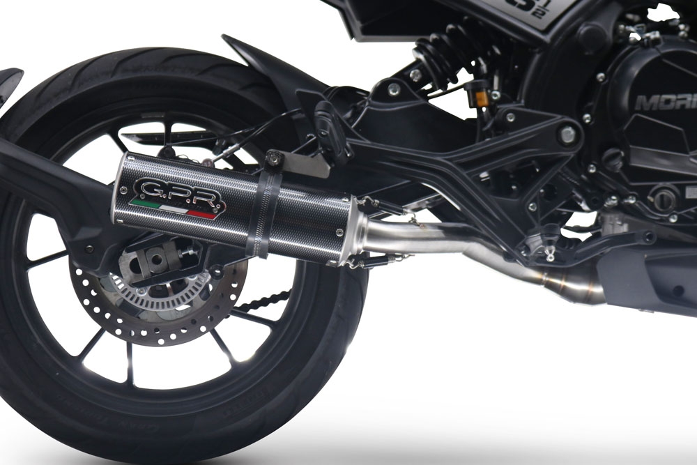 Scarico GPR compatibile con  Moto Morini Seiemmezzo Scr 2022-2024, M3 Poppy , Scarico semi-completo omologato,fornito con db killer estraibile,catalizzatore e collettore