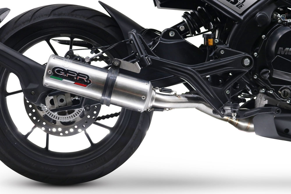 Scarico GPR compatibile con  Moto Morini Seiemmezzo Scr 2022-2024, M3 Inox , Scarico semi-completo omologato,fornito con db killer estraibile,catalizzatore e collettore