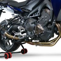 Scarico GPR compatibile con  Yamaha Mt-09 Tracer 900 2017-2020, Furore Evo4 Nero, Scarico completo omologato,fornito con db killer estraibile,catalizzatore e collettore