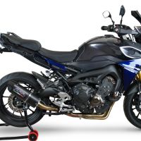 Scarico GPR compatibile con  Yamaha Mt-09 2021-2023, Furore Evo4 Nero, Scarico completo omologato,fornito con db killer estraibile,catalizzatore e collettore