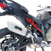 Scarico GPR compatibile con  Ducati Multistrada V4 Grand Tour 2024-2025, Albus Evo4, Scarico omologato, silenziatore con db killer estraibile e raccordo specifico