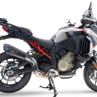 Scarico GPR compatibile con  Ducati Multistrada V4 - S 2022-2024, GP Evo4 Poppy, Scarico omologato, silenziatore con db killer estraibile e raccordo specifico