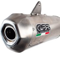 Scarico GPR compatibile con  Gas Gas MC 450F 2024-2025, Pentacross Inox, Terminale di scarico Racing, con raccordo specifico e db killer estraibile