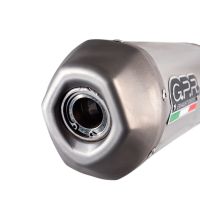 Scarico GPR compatibile con  Gas Gas EX 450F 2024-2025, Pentacross FULL Titanium, Terminale di scarico Racing, con raccordo specifico e db killer estraibile