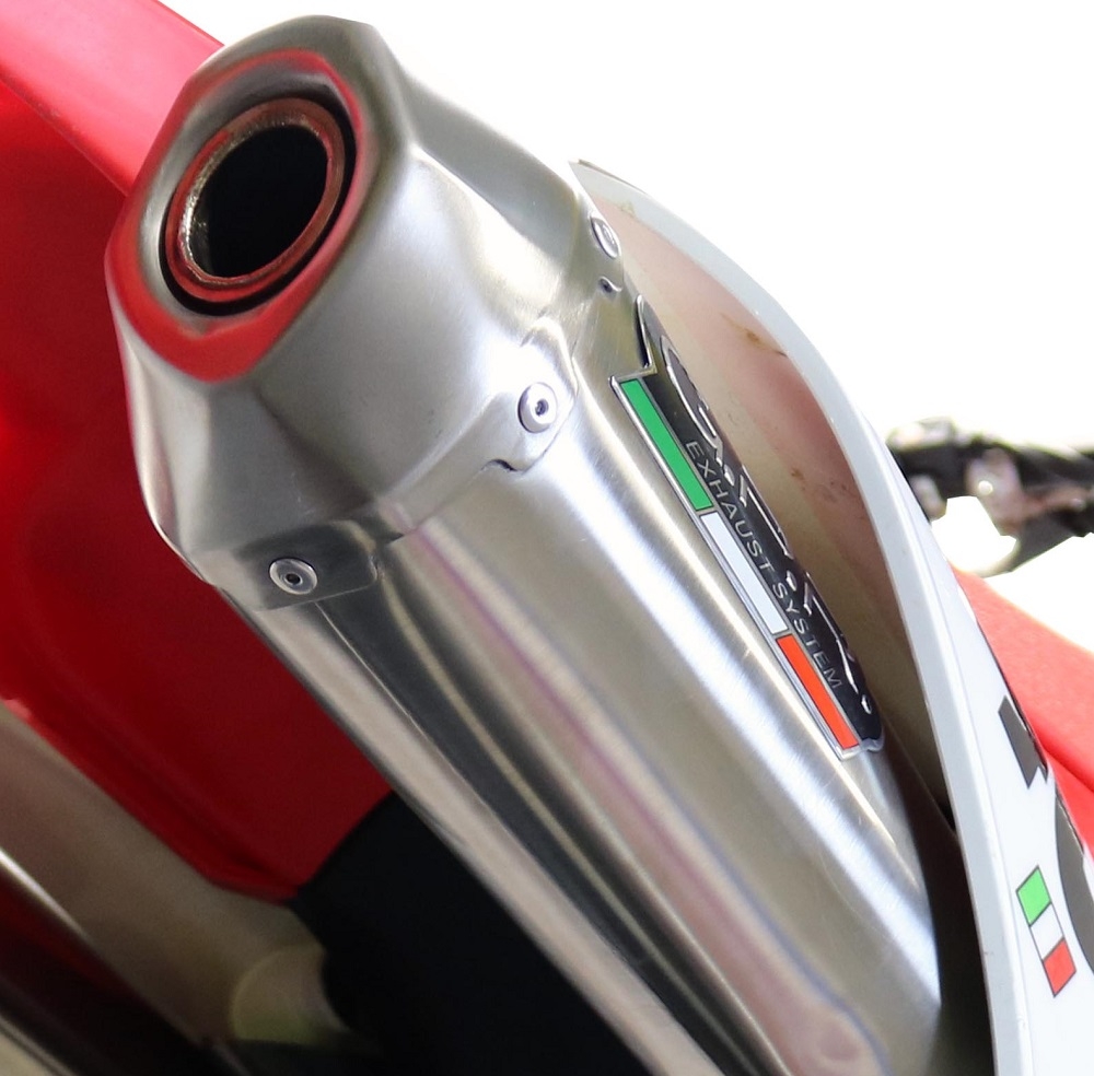 Scarico GPR compatibile con  Kawasaki KLX 140L 2008-2021, Pentacross Inox, Scarico completo racing, fornito con db killer estraibile e collettore, non legale per uso stradale