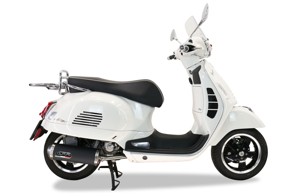 Scarico GPR compatibile con  Piaggio Vespa Granturismo 200 2003-2007, Evo4 Road, Scarico completo omologato,fornito con db killer estraibile e collettore