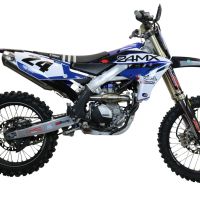 Scarico GPR compatibile con  Yamaha YZ 250 FX 2020-2024, Pentacross FULL Titanium, Scarico completo racing, fornito con db killer estraibile e collettore, non legale per uso stradale