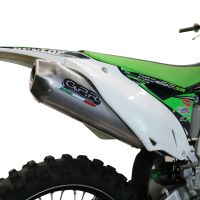 Scarico GPR compatibile con  Kawasaki Kx 450 F 2012-2015, Pentacross Inox, Scarico completo racing, fornito con db killer estraibile e collettore, non legale per uso stradale