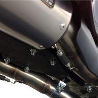 Scarico GPR compatibile con  Yamaha Yzf 1000 R1  2007-2008, M3 Titanium Natural, Coppia di terminali di scarico omologati, forniti con db killer removibili e raccordi specifici