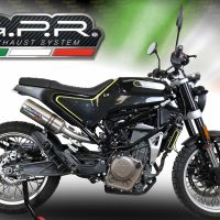 Scarico GPR compatibile con  Husqvarna Vitpilen 401 2018-2019, M3 Inox , Terminale di scarico omologato,fornito con db killer estraibile,catalizzatore e collettore