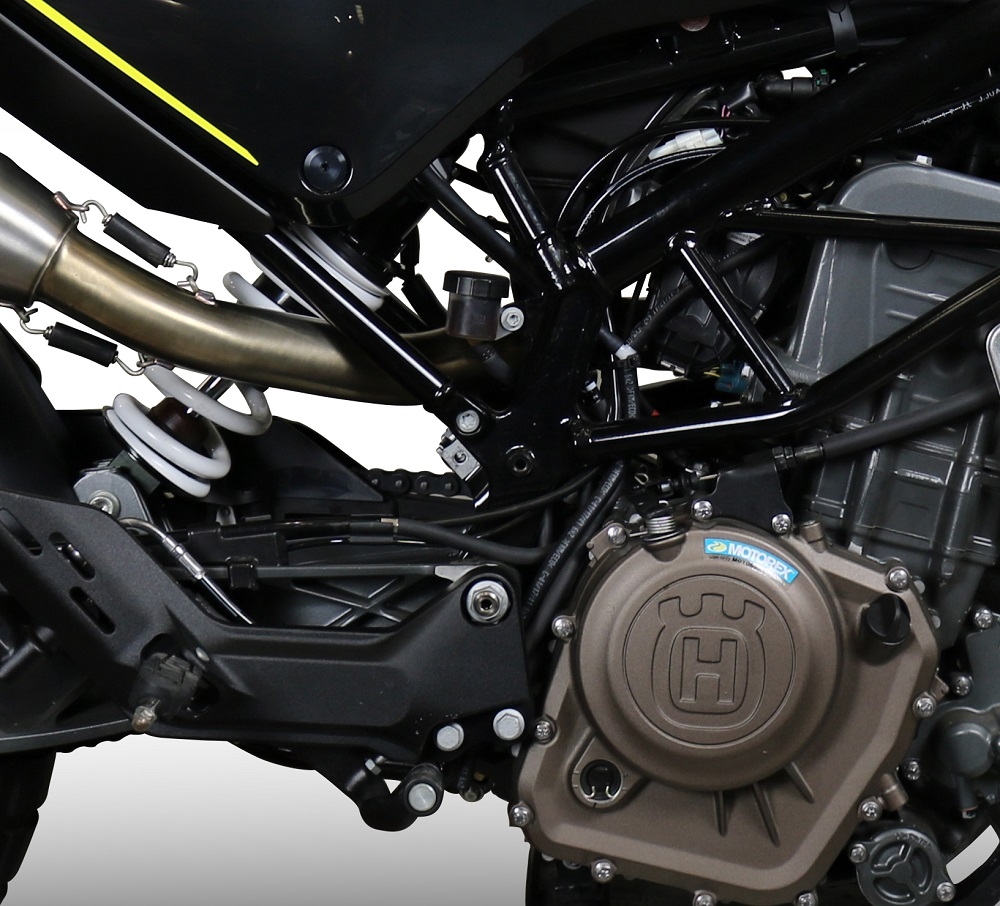 Scarico GPR compatibile con  Husqvarna Vitpilen 401 2018-2019, M3 Poppy , Terminale di scarico omologato,fornito con db killer estraibile,catalizzatore e collettore