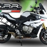 Scarico GPR compatibile con  Bmw S 1000 XR -M  2015-2016, Furore Poppy, Scarico omologato, silenziatore con db killer estraibile e raccordo specifico