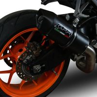 Scarico GPR compatibile con  Honda Cbr 1000 Rr 2014-2016, Furore Nero, Scarico omologato, silenziatore con db killer estraibile e raccordo specifico