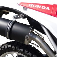 Scarico GPR compatibile con  Honda Crf 250 L - Rally 2017-2020, Furore Evo4 Nero, Terminale di scarico omologato,fornito con db killer estraibile,catalizzatore e collettore