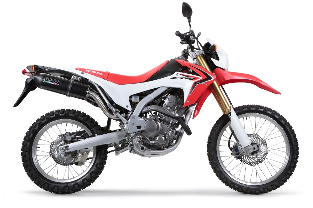 Scarico GPR compatibile con  Honda Crf 250 L - Rally 2017-2020, Furore Evo4 Nero, Terminale di scarico omologato,fornito con db killer estraibile,catalizzatore e collettore