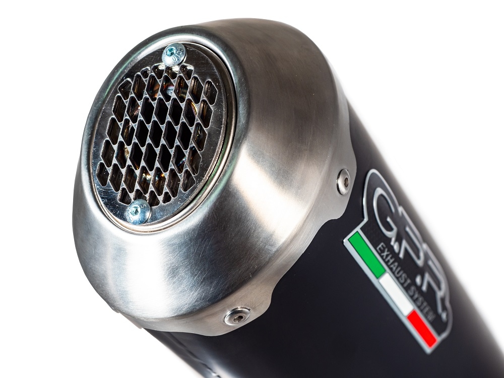 Scarico GPR compatibile con  Honda Sh 350 I.E. 2021-2023, Evo4 Road, Terminale di scarico omologato, fornito con db killer estraibile, catalizzatore e raccordo specifico