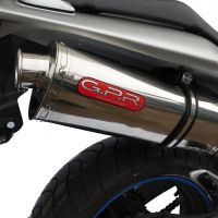 Scarico GPR compatibile con  Honda Hornet Cb 600 F 2003-2006, Trioval, Scarico omologato, silenziatore con db killer estraibile e raccordo specifico