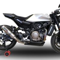 Scarico GPR compatibile con  Husqvarna Vitpilen 701 2018-2020, M3 Inox , Scarico omologato, silenziatore con db killer estraibile e raccordo specifico