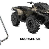 Scarico GPR compatibile con  Can Am Outlander 1000 MAX XMR XTP 2012-2023, Snorkel kit, Kit prolunga Snorkel per terminale GPR Pentacross