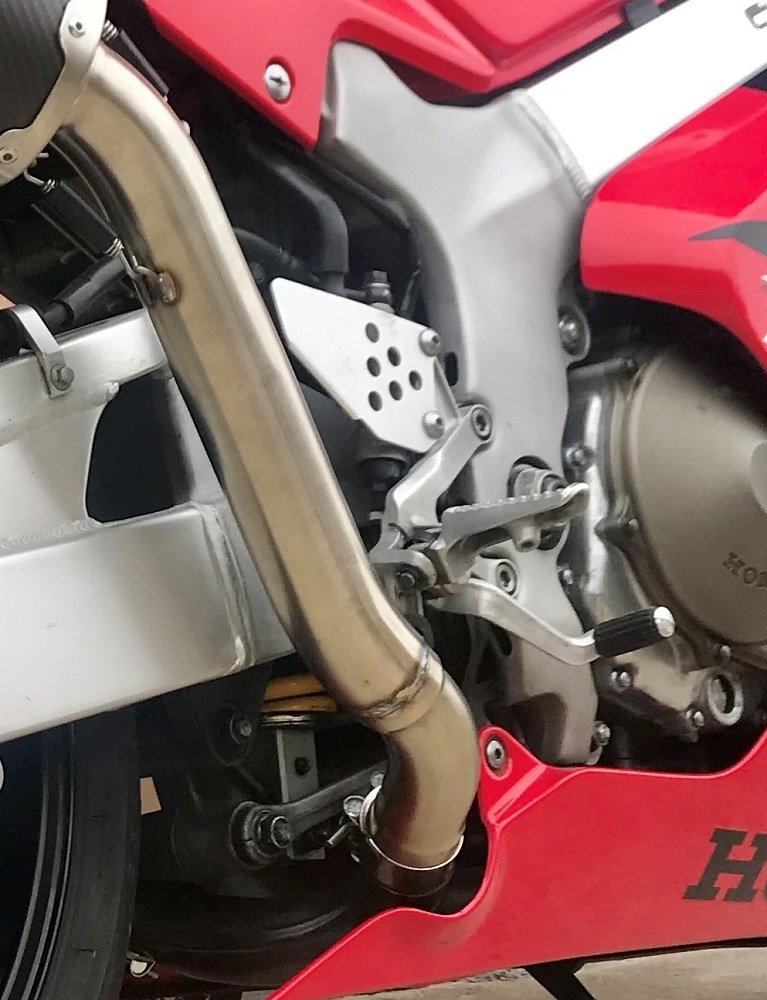 Scarico GPR compatibile con  Honda Vtr 1000 Sp-1 RC51  2000-2001, M3 Inox , Coppia di terminali di scarico omologati, forniti con db killer removibili e raccordi specifici