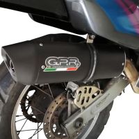 Scarico GPR compatibile con  Yamaha Xtz 750 Supertenere 1989-1997, Furore Poppy, Scarico omologato, silenziatore con db killer estraibile e raccordo specifico