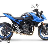 Scarico GPR compatibile con  Suzuki Gsx-8S 2022-2024, Furore Evo4 Nero, Scarico completo omologato,fornito con db killer estraibile,catalizzatore e collettore