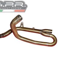 Scarico GPR compatibile con  Suzuki Sv 650 A  2021-2024, Trioval, Scarico omologato, silenziatore con db killer estraibile e raccordo specifico