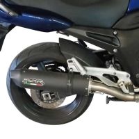 Scarico GPR compatibile con  Yamaha Tdm 900 2002-2014, Furore Poppy, Coppia di terminali di scarico omologati, forniti con db killer removibili e raccordi specifici