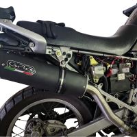 Scarico GPR compatibile con  Honda Transalp Xl 600 V 1996-1999, Furore Poppy, Scarico omologato, silenziatore con db killer estraibile e raccordo specifico