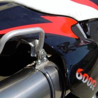 Scarico GPR compatibile con  Yamaha Tt 600 R - Tt 600 E 1998-2004, Trioval, Scarico omologato, silenziatore con db killer estraibile e raccordo specifico