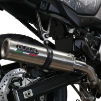 Scarico GPR compatibile con  Suzuki V-Strom DL650 2017-2020, M3 Inox , Scarico semi-completo omologato,fornito con db killer estraibile,catalizzatore e collettore