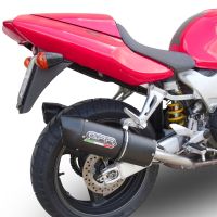 Scarico GPR compatibile con  Honda Vtr 1000 F Firestorm  1997-2007, Furore Poppy, Coppia di terminali di scarico omologati, forniti con db killer removibili e raccordi specifici