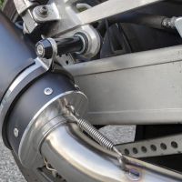 Scarico GPR compatibile con  Yamaha Xjr 1200 1995-1997, Trioval, Coppia di terminali di scarico omologati, forniti con db killer removibili e raccordi specifici