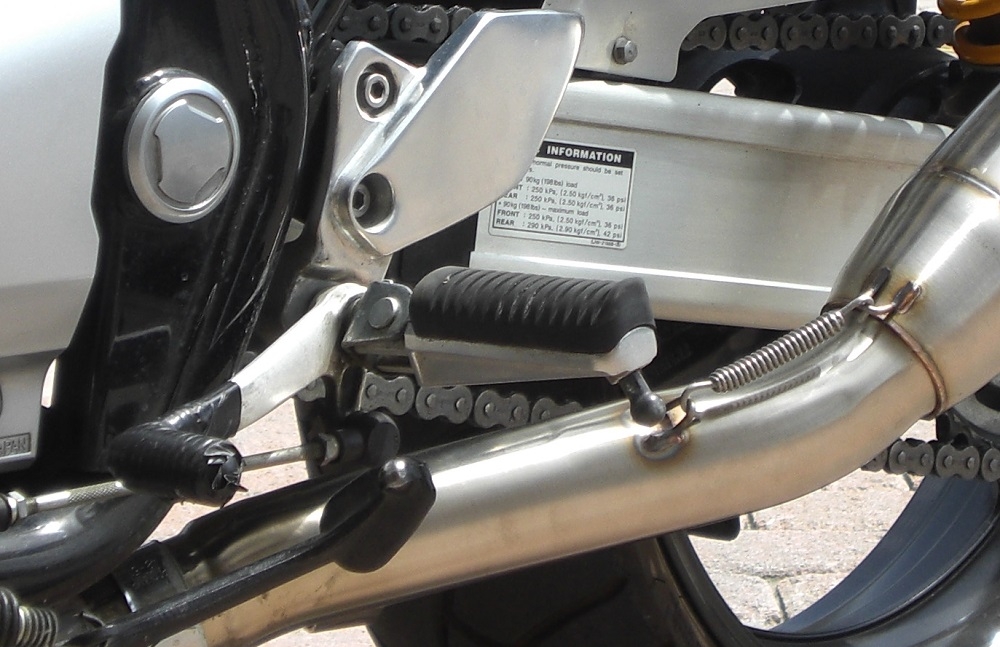 Scarico GPR compatibile con  Yamaha Xjr 1200 1995-1997, Trioval, Coppia di terminali di scarico omologati, forniti con db killer removibili e raccordi specifici