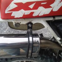 Scarico GPR compatibile con  Honda Xr 600 R  1990-1998, Trioval, Scarico omologato, silenziatore con db killer estraibile e raccordo specifico