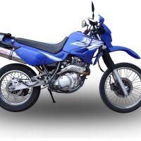 Scarico GPR compatibile con  Yamaha Xt 600 - E - K 1985-2002, Trioval, Scarico omologato, silenziatore con db killer estraibile e raccordo specifico