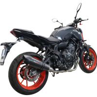 Scarico GPR compatibile con  Yamaha Mt-07  2021-2024, GP Evo4 Poppy, Scarico completo omologato,fornito con db killer estraibile,catalizzatore e collettore