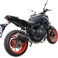 Scarico GPR compatibile con  Yamaha Mt-07  2017-2020, M3 Poppy , Scarico completo omologato,fornito con db killer estraibile,catalizzatore e collettore