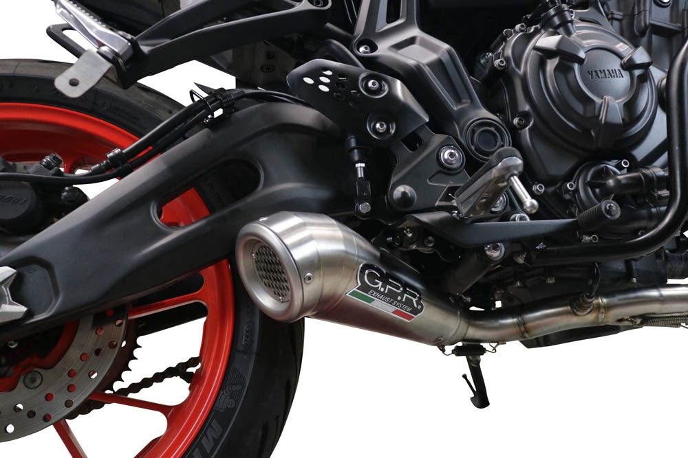 Scarico GPR compatibile con  Yamaha R7 2021-2024, Powercone Evo, Scarico completo omologato,fornito con db killer estraibile,catalizzatore e collettore