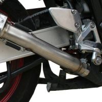 Scarico GPR compatibile con  Yamaha Fzs 600 Fazer 1998-2003, Trioval, Scarico omologato, silenziatore con db killer estraibile e raccordo specifico